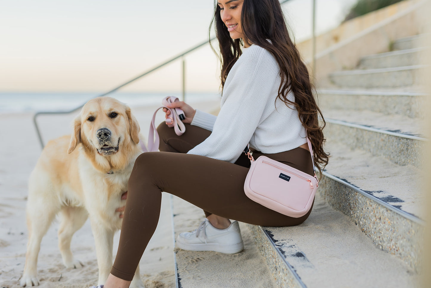 Athleisure Bag - Neoprene - Pink & Rose Gold